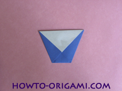 how to origami a drinking cup glass instruction10 - easy origami for kid
