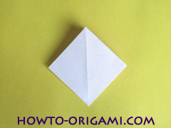 Flower origami instruction 10 - how to origami a morning glory flower - easy origami instruction for kids