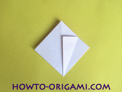 Flower origami instruction 12 - how to origami a morning glory flower - easy origami instruction for kids