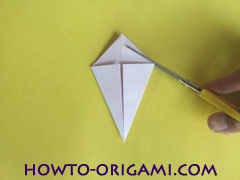 Flower origami instruction 18 - how to origami a morning glory flower - easy origami instruction for kids