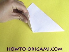 Flower origami instruction 3 - how to origami a morning glory flower - easy origami instruction for kids