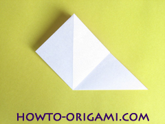 Flower origami instruction 6 - how to origami a morning glory flower - easy origami instruction for kids