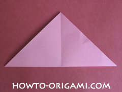 Flower tulip origami - how to origami flower tulip instruction 4