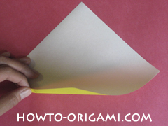 Easy tulip flower origami instruction 1 - how to origami flower tulip