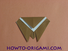 Locust or cicada origami - How to make Locust or cicada origami instruction 12