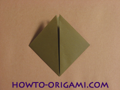 Locust or cicada origami - How to make Locust or cicada origami instruction 7