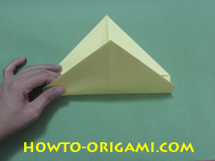 Pop gun origami or Party popper origami - How to make active play origami instruction 11 - Children's origami