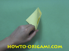 Pop gun origami or Party popper origami - How to make active play origami instruction 17 - Children's origami