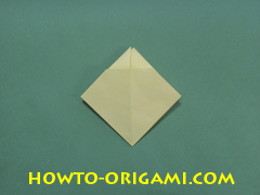 Pop gun origami or Party popper origami - How to make active play origami instruction 20 - Children's origami