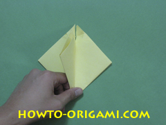 Pop gun origami or Party popper origami - How to make active play origami instruction 21 - Children's origami