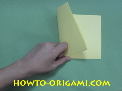 Pop gun origami or Party popper origami - How to make active play origami instruction 3- Children's origami