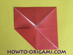Simple flower origami - how to origami simple flower instruction10