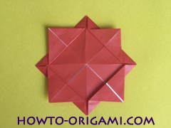 Simple flower origami - how to origami simple flower instruction14