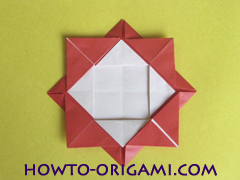 Simple flower origami - how to origami simple flower instruction17