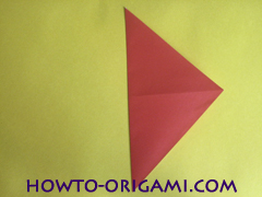 Simple flower origami - how to origami simple flower instruction5