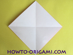 Simple flower origami - how to origami simple flower instruction6