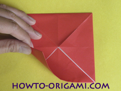 Simple flower origami - how to origami simple flower instruction9