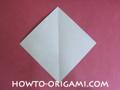 Flower stem origami - how to origami stem for flower instruction 3 for children