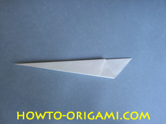 Swan origami - How to make swan origami instruction 10 - Child origami