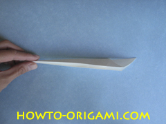 Swan origami - How to make swan origami instruction 11 - Child origami