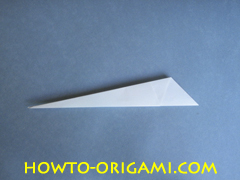 Swan origami - How to make swan origami instruction 12 - Child origami