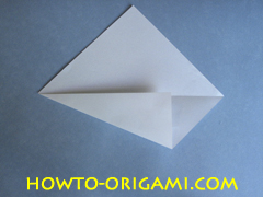 Swan origami - How to make swan origami instruction 3 - Child origami