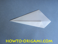 Swan origami - How to make swan origami instruction 7 - Child origami