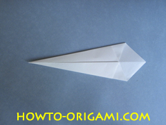Swan origami - How to make swan origami instruction 8 - Child origami