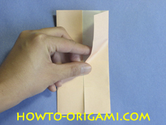 Table origami - How to make table origami instruction 13- Children origami