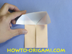 Table origami - How to make table origami instruction 17 - Children origami