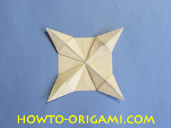 Table origami - How to make table origami instruction 35- Children origami
