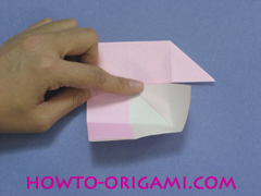 boat origami, how to origami a tricky boat instruction15 - easy origami for kids