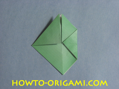 Turtle origami - How to origami turtle instruction 10 - Kid's origami