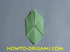 Turtle origami - How to origami turtle instruction 11 - Kid's origami