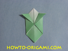 Turtle origami - How to origami turtle instruction 13 - Kid's origami