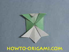 Turtle origami - How to origami turtle instruction 18 - Kid's origami