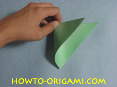 Turtle origami - How to origami turtle instruction 3 - Kid's origami