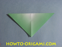 Turtle origami - How to origami turtle instruction 5 - Kid's origami