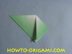 Turtle origami - How to origami turtle instruction 6 - Kid's origami