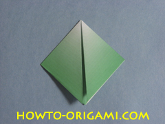 Turtle origami - How to origami turtle instruction 7 - Kid's origami