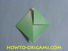 Turtle origami - How to origami turtle instruction 8 - Kid's origami
