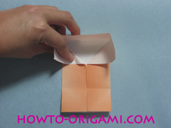 Boats origami - how to origami twin boats instruction14
