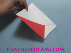 Boat origami - how to origami Yacht instruction5