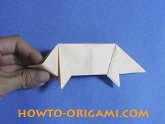 how to origami a pig instruction 20