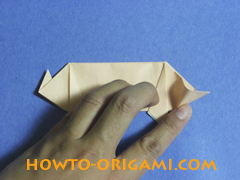 how to origami a pig instruction 22