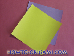 Star origami instruction 1