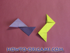 Star origami instruction 19