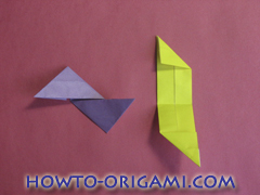 Star origami instruction 16