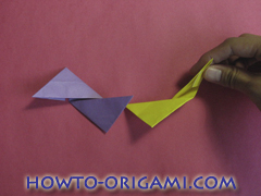 Star origami instruction 19