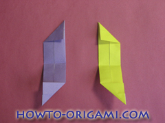 Star origami instruction 13